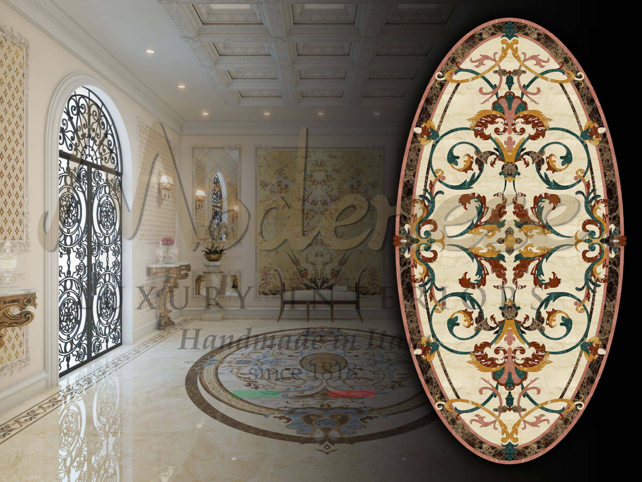 conception italienne de qualité décoration d'intérieur marbre aménager style design consulter projet de villas déco