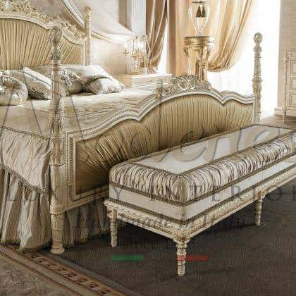 Изголовье для кровати ручной работы из массива дерева итальянские эксклюзивные ткани высокого качества классический стиль роскошные идеи декора королевской спальни самое высокое качество мебели класса премиум