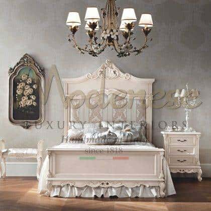 sophisticated solid wood style venetian ivory patinated headboards furniture exclusive venetian ivory laef details finish classy bedroom details venetian handmade carved interiors italian style furniture palace royal villa furniture venetian style exclusive solid wood italian style