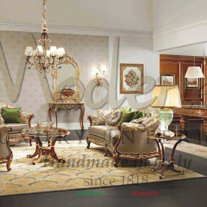 Мебель в стиле барокко роскошная классическая итальянская гостиная из массива дерева резьба ручной работы сусальное золото дорогая качественная мебель для элитных проектов элитные жилые дома