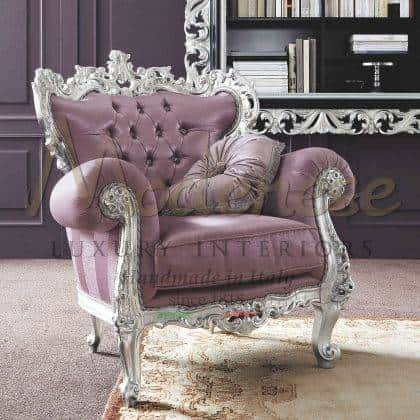 Кресла и стулья из массива дерева ручной работы резьба по дереву золото и итальянские ткани премиального класса классический роскошный дизайн интерьера декор домов в итальянском стиле от производителя итальянской высококачественной мебели