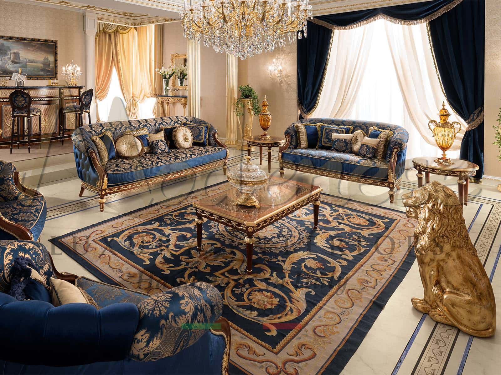 原创优雅经典手工地毯设计家居装饰皇家项目 独特永恒的意大利法式住宅项目 巴洛克精致的议会客厅设计 豪华地毯理念室内设计服务顾问