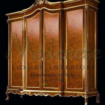 made in Italy handmade victorian rococo' luxury exclusive classy wardrobes details elegant handmade ornamental inlays high-end baroque venetian style exclusive furniture top quality artisanal interiors production majestic finishes for royal palaces home decorations custom-made villas décor bespoke solid wood materials unique italian furniture manufacturing