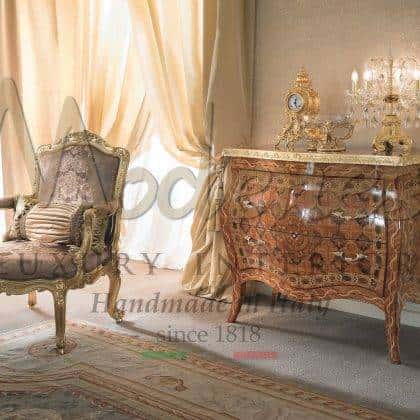 exclusive venetian rococo' baroque classic style luxury solid wood handmade armchair in elegant italian upholstery premium quality handmade refined armchairs ideas in full golden leaf bespoke finish high-end victorian style exclusive furniture best quality artisanal interiors production high-end quality solid wood handmade carved interiors for elegant home décor solutions