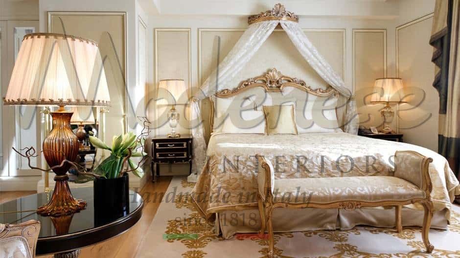 hotel fit out design realization custom italian quality boiserie doors parquet walk in closet royal classic luxury elegant refined handmade gold details mother of pearl marble insert handcrafted customized interior service consult decoration ornamental elements