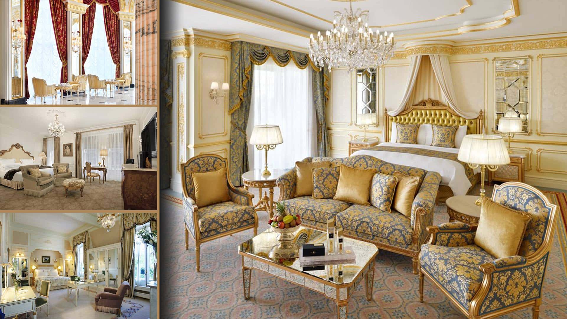 hotels furniture selection interior design service consult luxury classic classy suites royal traditional victorian baroque rococo' hotel rooms