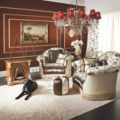 opulent refined custom made pet furniture top furniture collection top wooden finish furniture best Italian quality exclusive craftsmanship custom-made home décor majestic royal silver leaf details furnishing projects top quality artisanal interiors production
