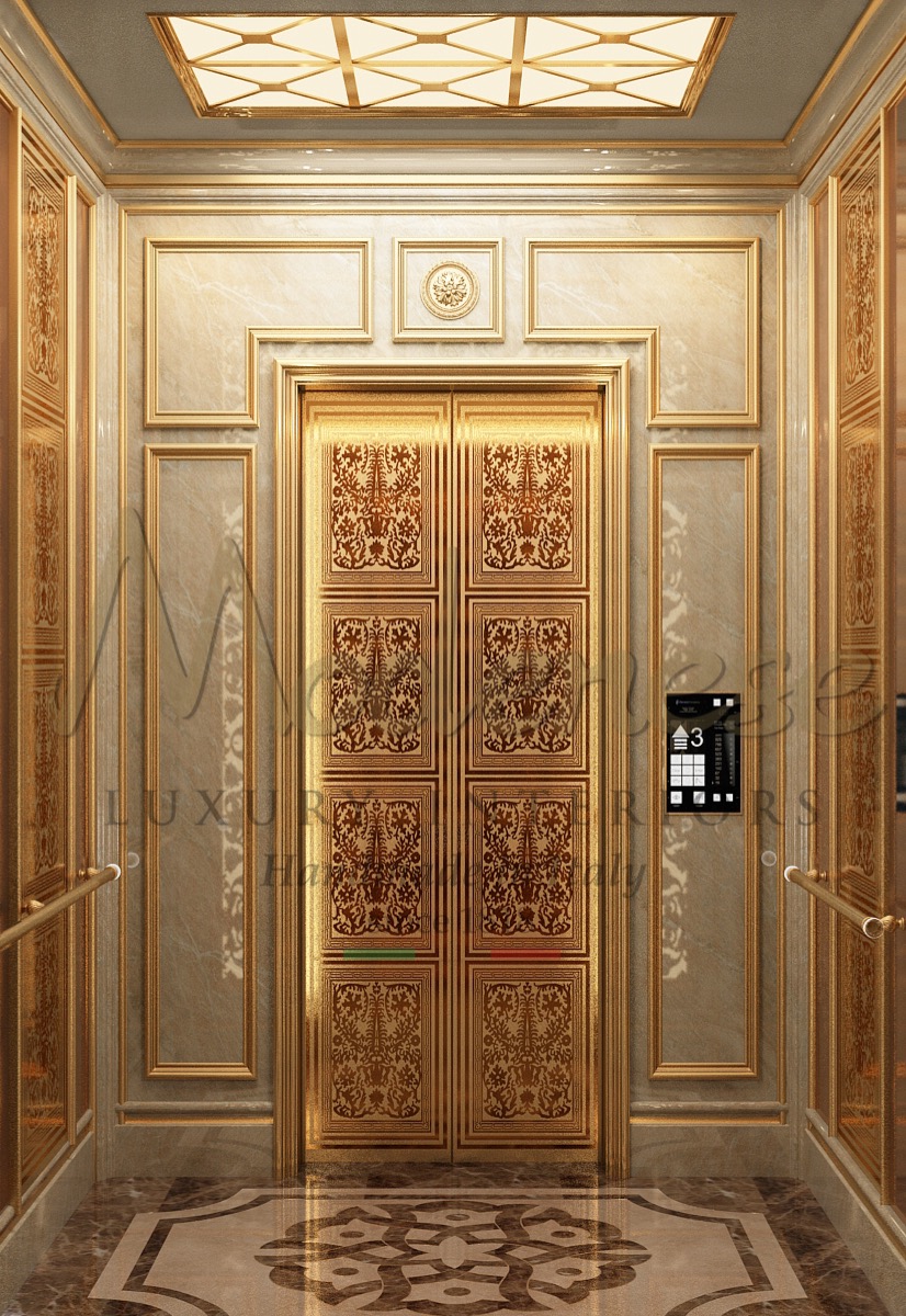 Top quality classic style interiors, all made in Italy with exclusive design. Elegant custom-made projects by skilled designers and architects. Best project portfolio for royal villas.High quality elevators for luxury villas.