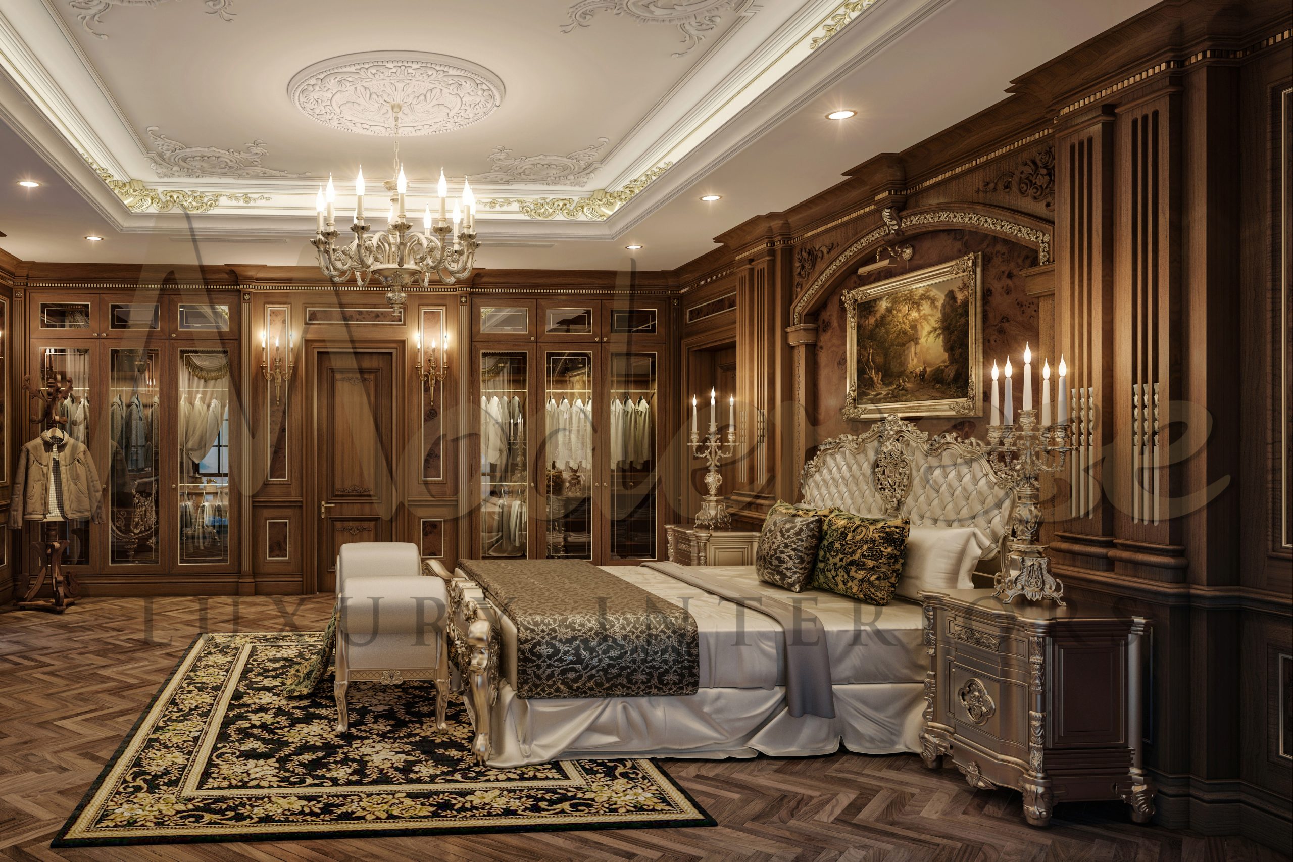 ИНДИВИДУАЛЬНЫЙ ДИЗАЙН СПАЛЬНИ ДЛЯ ВИЛЛЫ В МУСКАТЕ, ОМАН