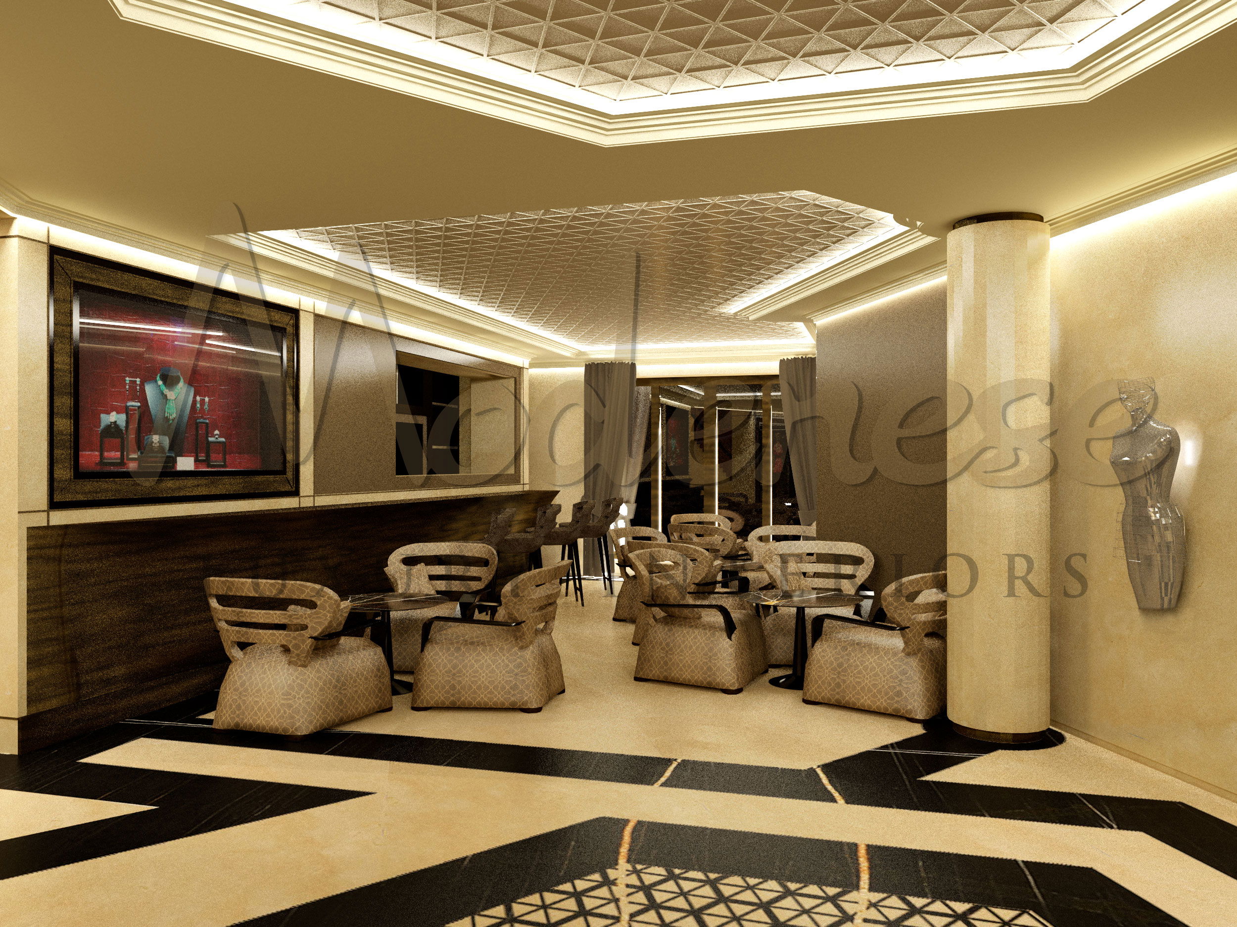 美国纽约壮观的酒吧餐厅设计