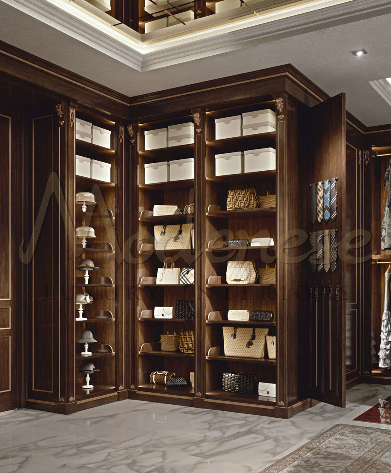 Classical Walk in Closet Design