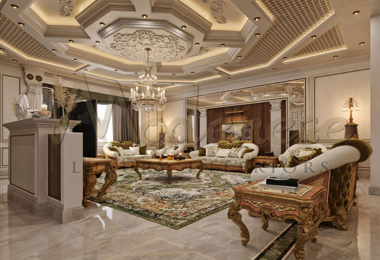 Luxury Family Sitting Room For Exquisite House