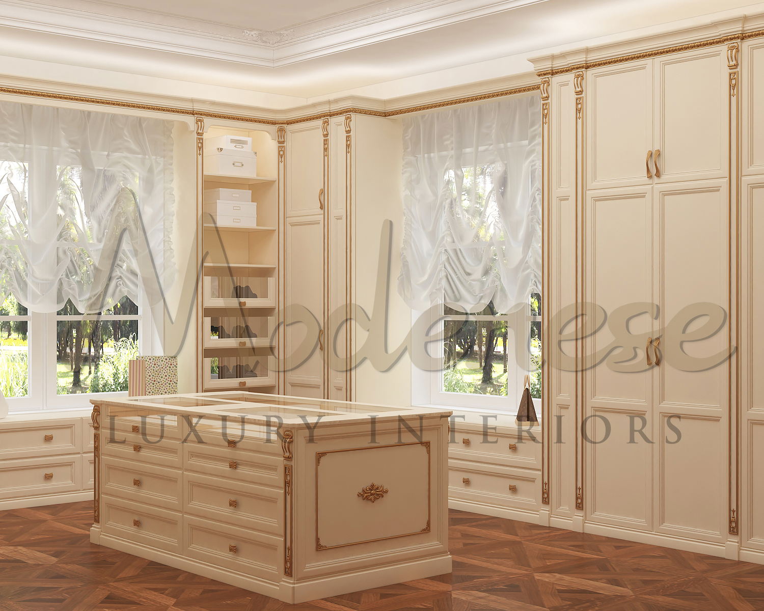 Luxury Dressing Room Design in Villa Dubai