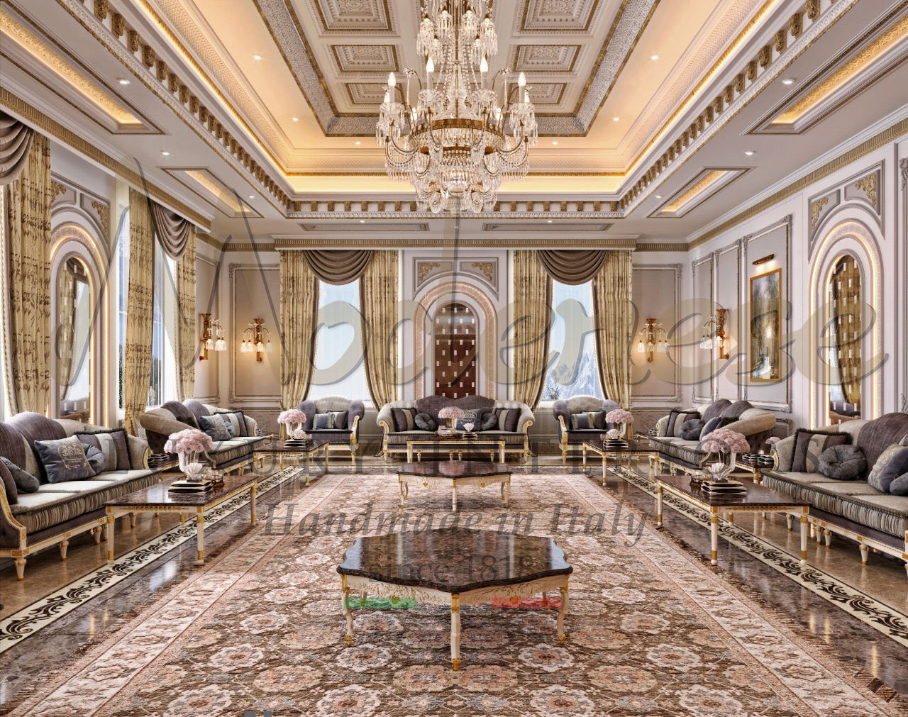 Majlis Interior Design Villa Mecca, KSA | Cla.