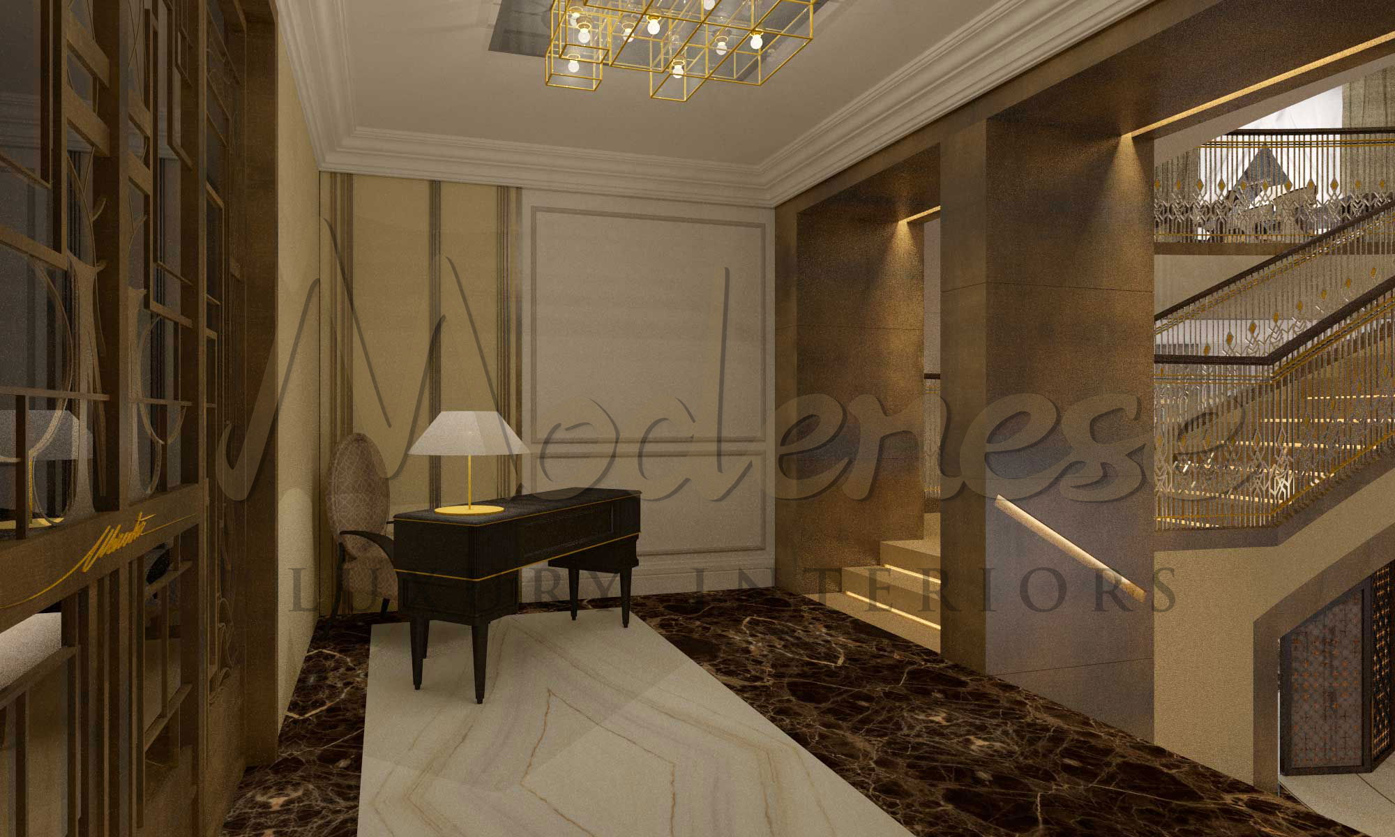 迪拜，阿联酋别致的餐厅室内设计