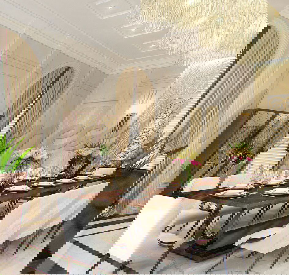 阿斯塔纳别墅优雅的室内设计 – 哈萨克斯坦