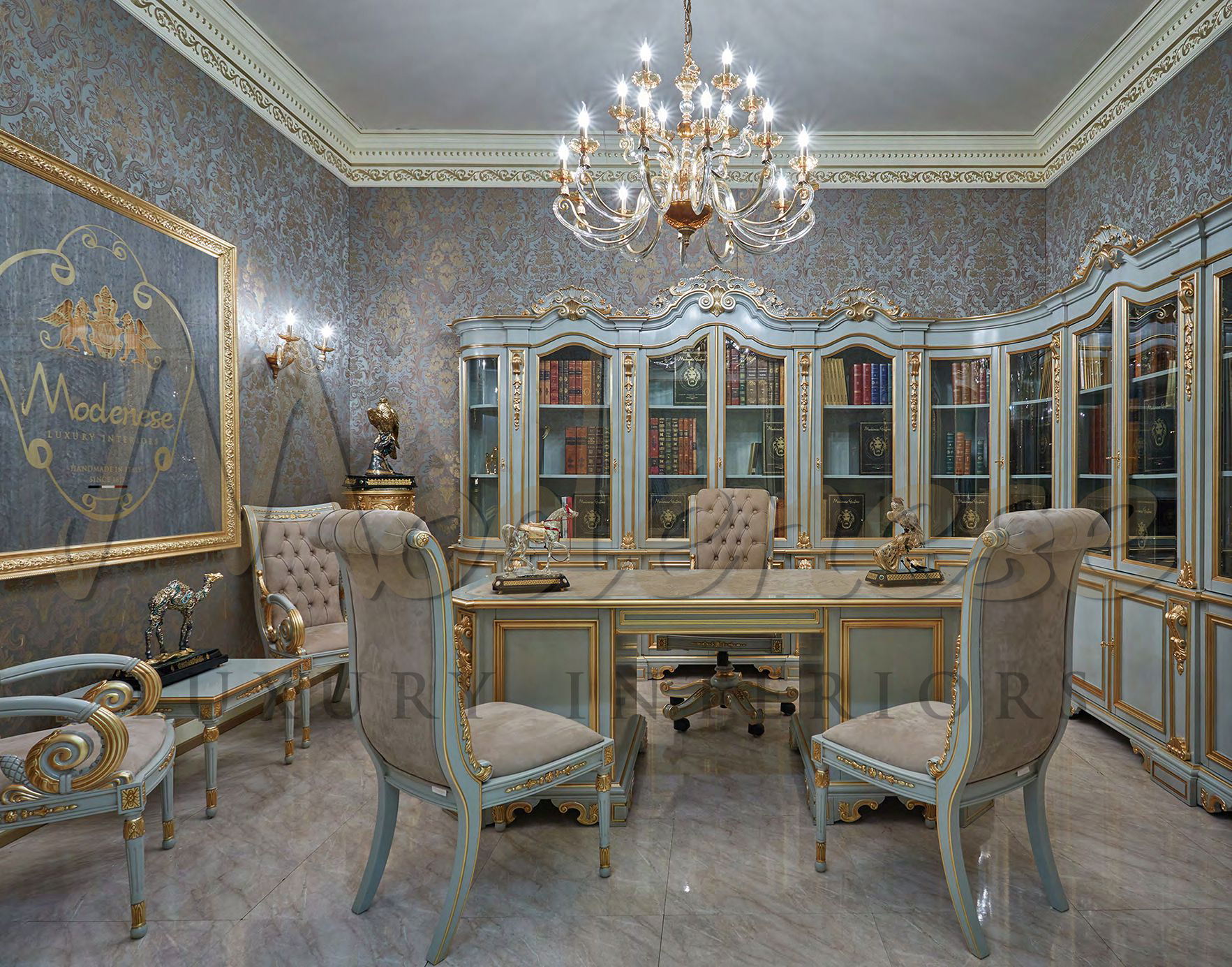 Imperial Home Office Design and Italian Hand-Made Furniture