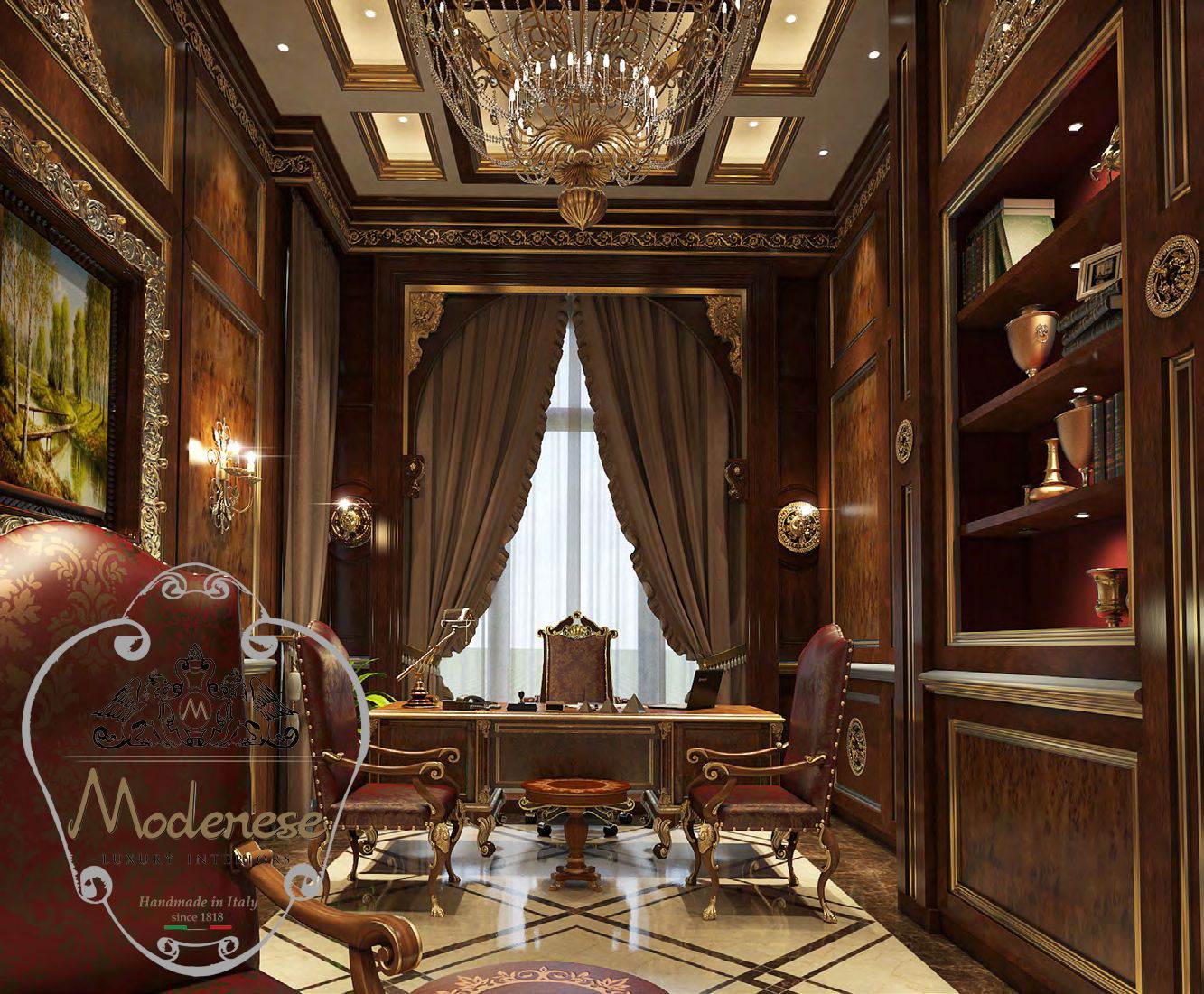 Classic Home Office Design by Italian designers