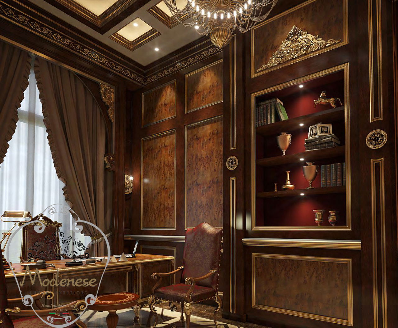 Classic Home Office Design by Italian designers