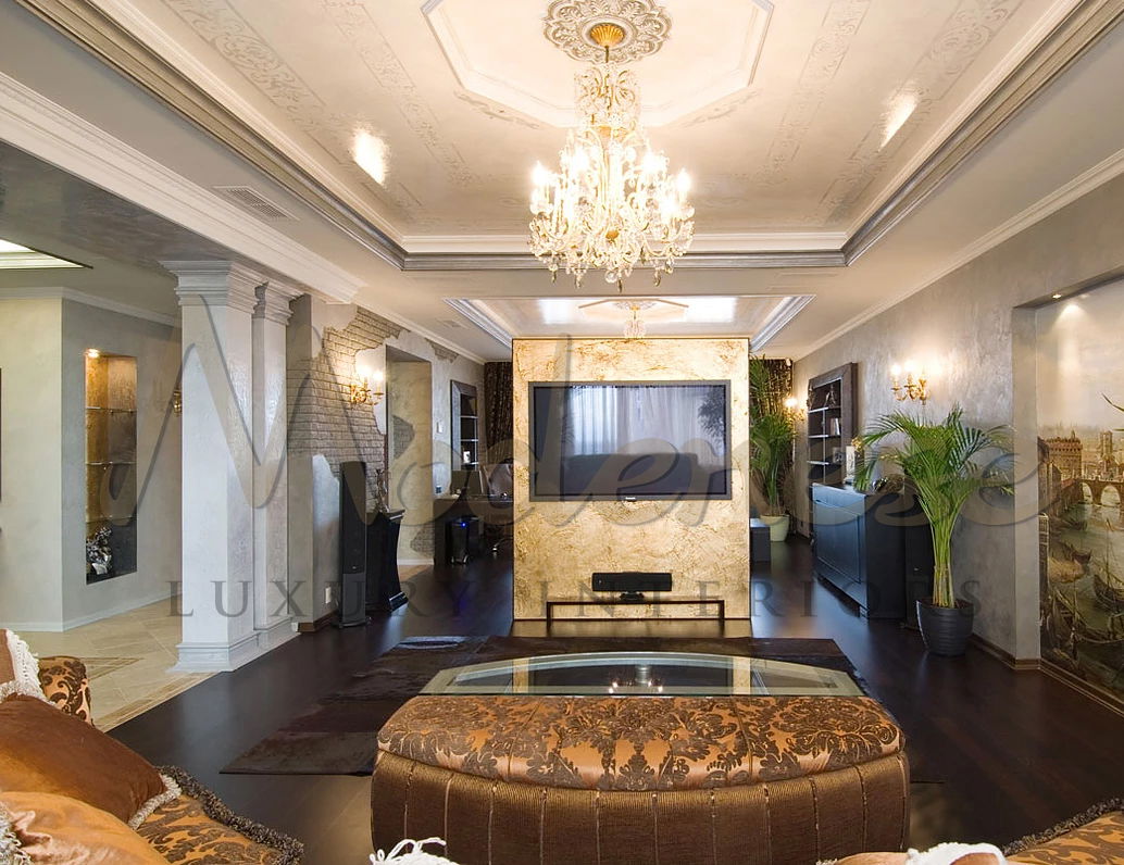 温哥华别墅的时尚客厅设计