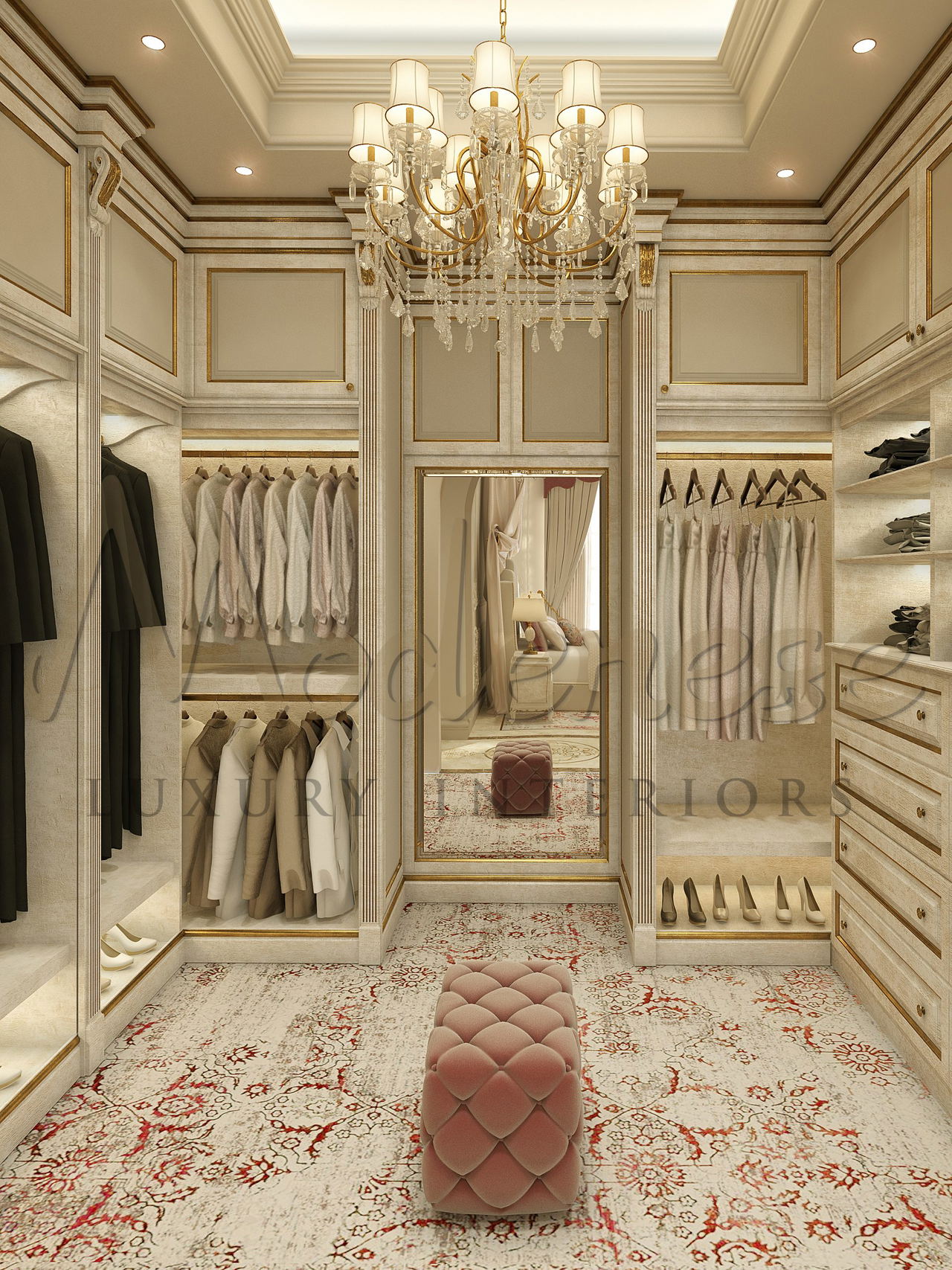 Exquisite Dressing Room Design by Italian Designers