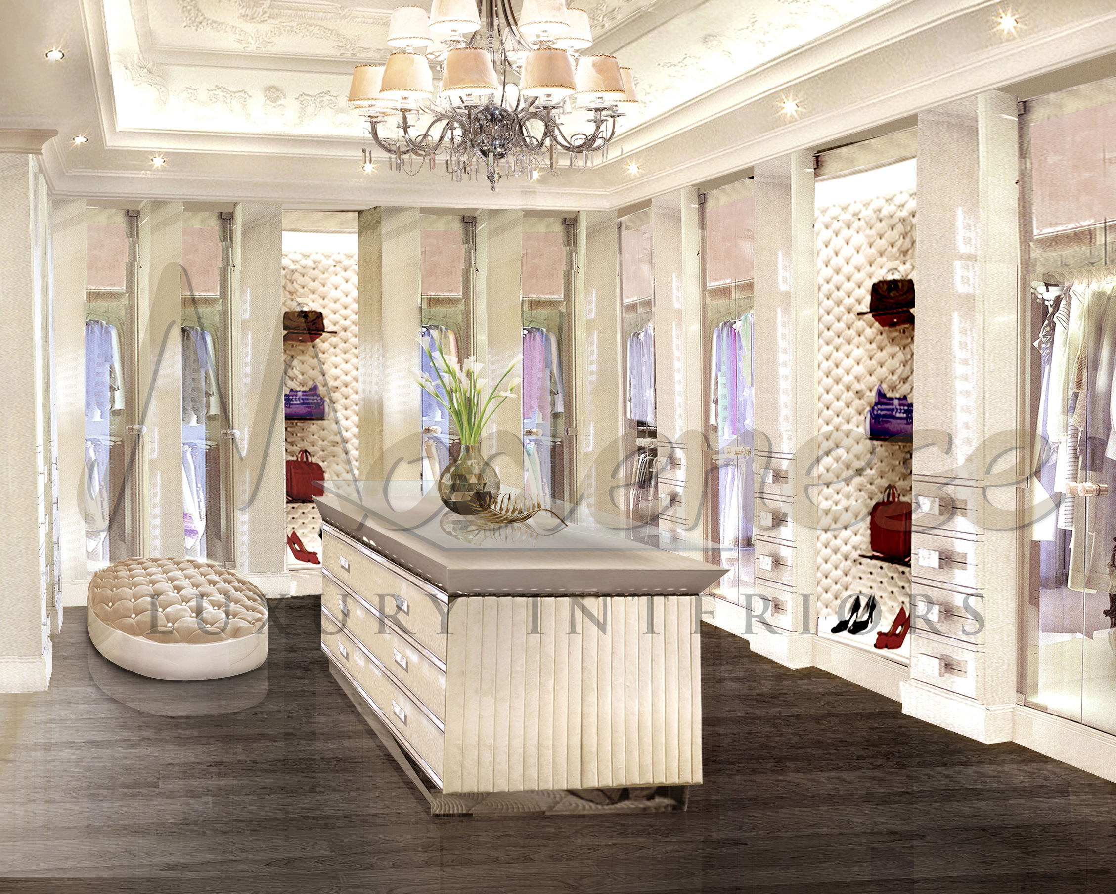 Exquisite Dressing Room Design by Italian Designers