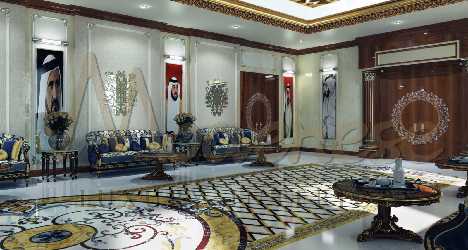 Majlis Interior Design - Villa Mecca, KSA | S.