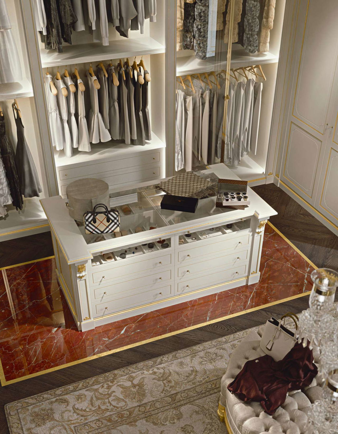 Luxury Dressing Room Design - Abuja, Nigeria Bespoke Walk In Clo.
