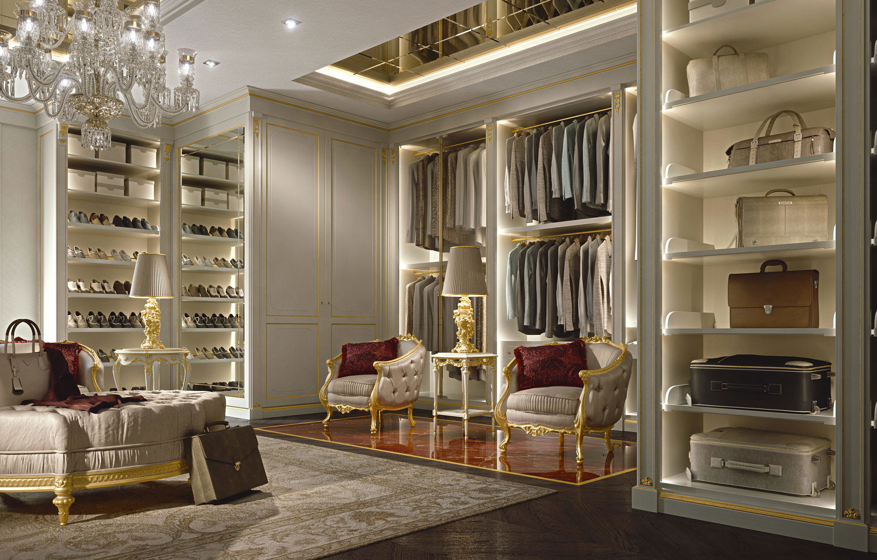 Luxury Dressing Room Design - Abuja, Nigeria Bespoke Walk In Clo.