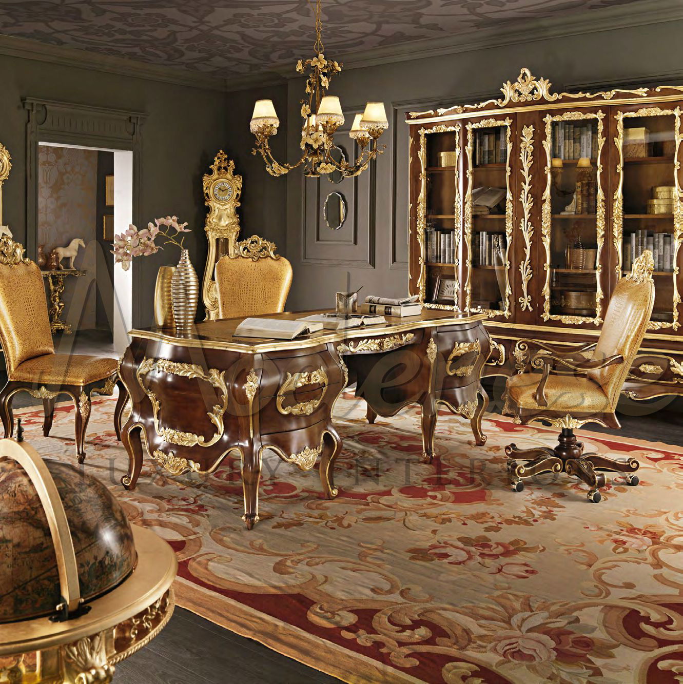 ИЗЫСКАННЫЙ ДИЗАЙН ДОМАШНЕГО КАБИНЕТА ДЛЯ КВАРТИРЫ В ПАРИЖЕ, ФРАНЦИЯ