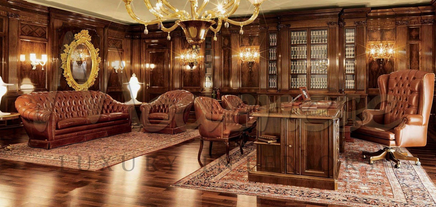 تصميم فاخر للمكاتب من Modenese Luxury Interiors