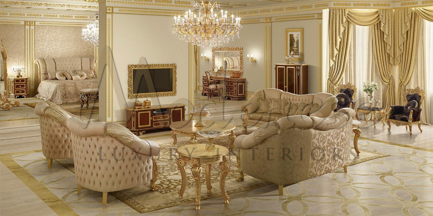CLASSICAL INTERIOR DESIGN FOR A LIVING ROOM