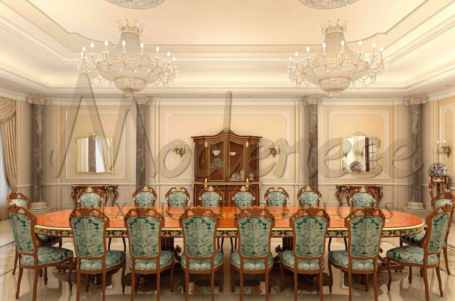 更大空间家具的布置