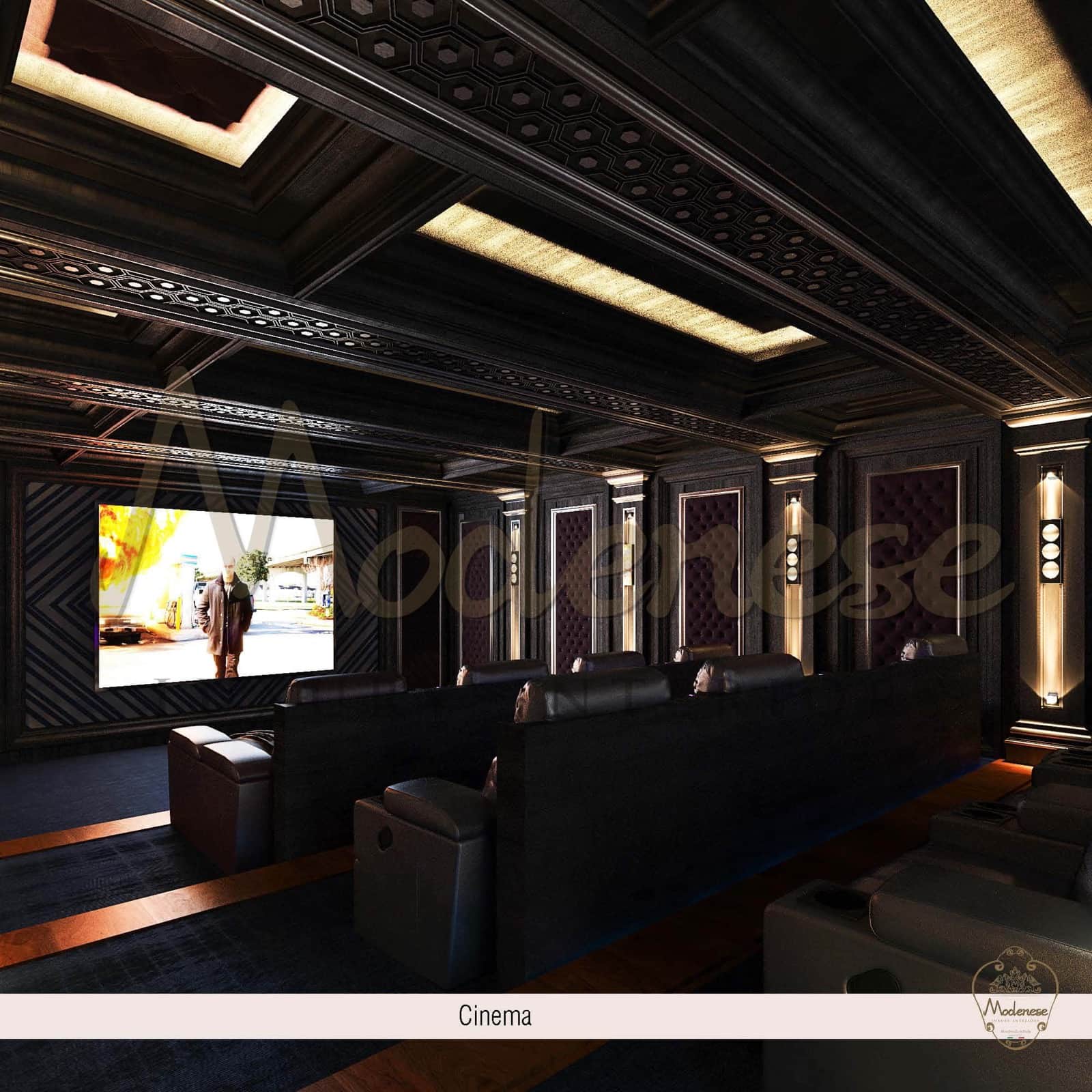 巴林别墅的影院家居设计