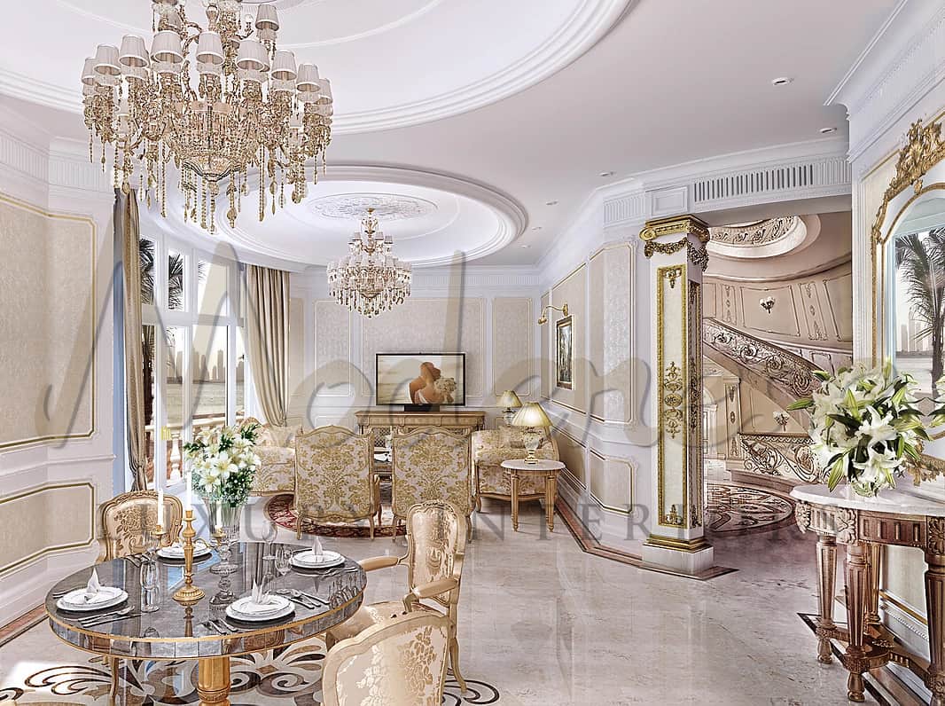 卡塔尔多哈精致别墅室内设计项目