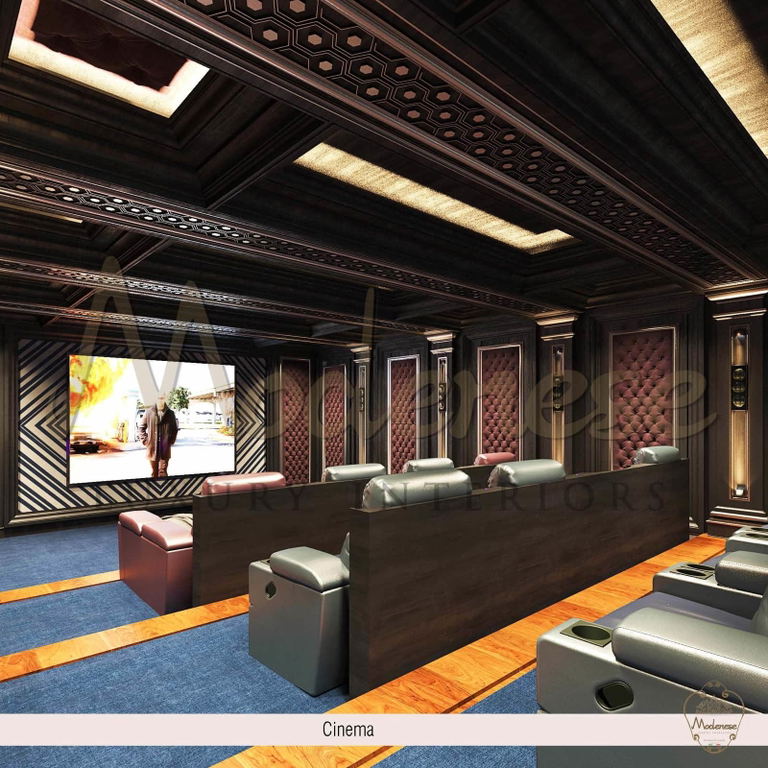 CINEMA HOME DESIGN FOR VILLA IN BAHRAIN