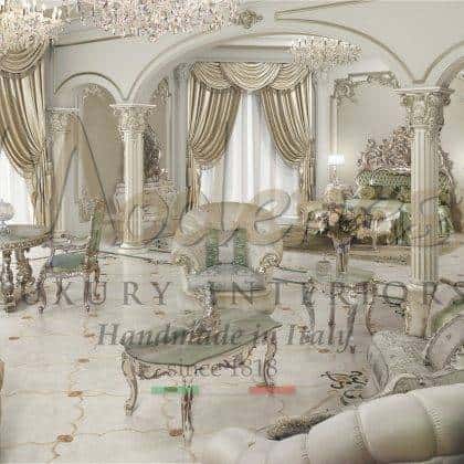 Императорский стиль спальни на заказ из италии роскошная кровать в классическом стиле итальянские эксклюзивные ткани самые роскошные интерьеры элегантный дизайн класса люкс массив дерева полностью на заказ из Венеции