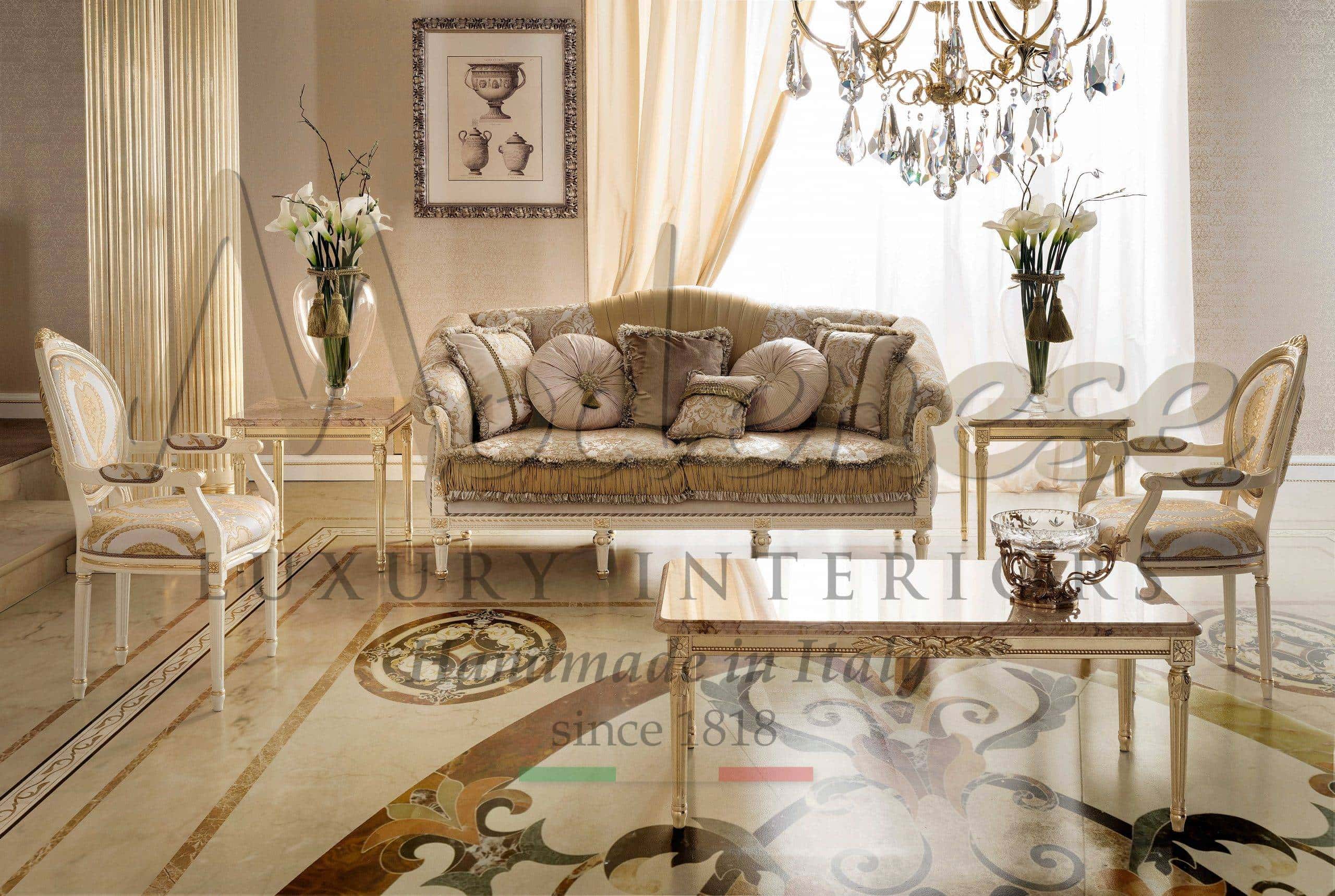 Blond Living Room Furniture Made In Italy