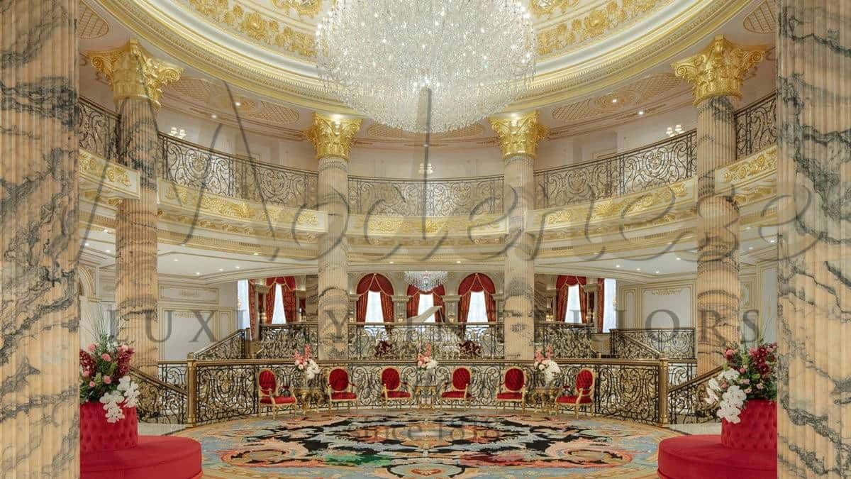 klasické komerční interiéry projekt resaurace bary stylový nábytek design vybavení na zakázku luxusní dekorace ruční italská kvalita elegantní rafinovaný francouský styl barokní atmosféra jedinečný design ve francouzském styl