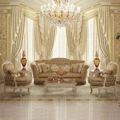 Luxury Classic Interior Design Studio, Classic Design Sofa Set