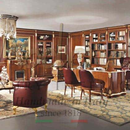 made-in-italy-refined-classy-carvings-bookcase-handcrafted-solid-wood-golden-leaf-details-exclusive-design