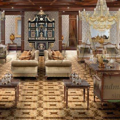 Гостиные комнаты мягкая мебель для зала в классическом стиле роскошная элитная мебель знаменитая итальянская мебельная фабрика роскошный стиль премиальное качество мебель из массива на заказ