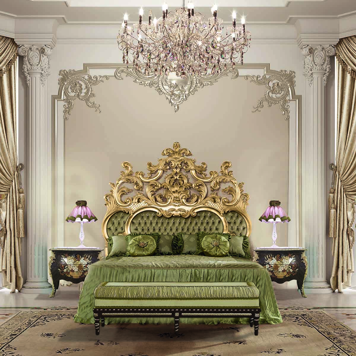 classic italian luxury bedroom furniture top quality furniture