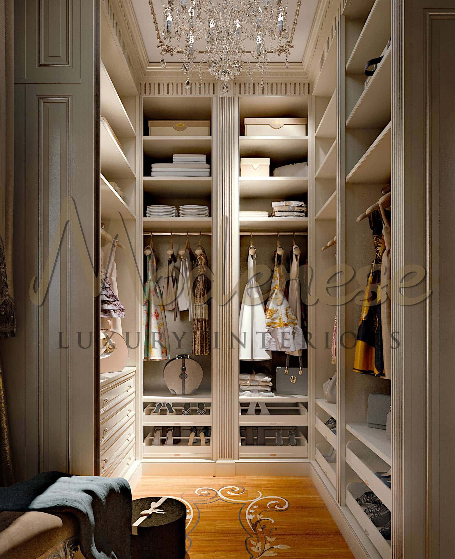 15 Elegant Luxury Walk-In Closet Ideas To Store Your Clothes In