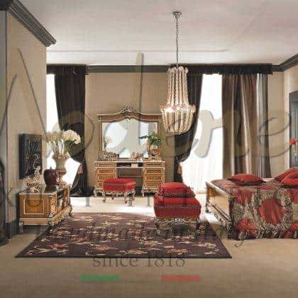 Элитная итальянская спальня мебель на заказ в классическом стиле барокко мебель венецианского стиля итальянская эксклюзивная спальня на заказ из массива дерева роскошная современная классика дизайн интерьера в классическом стиле