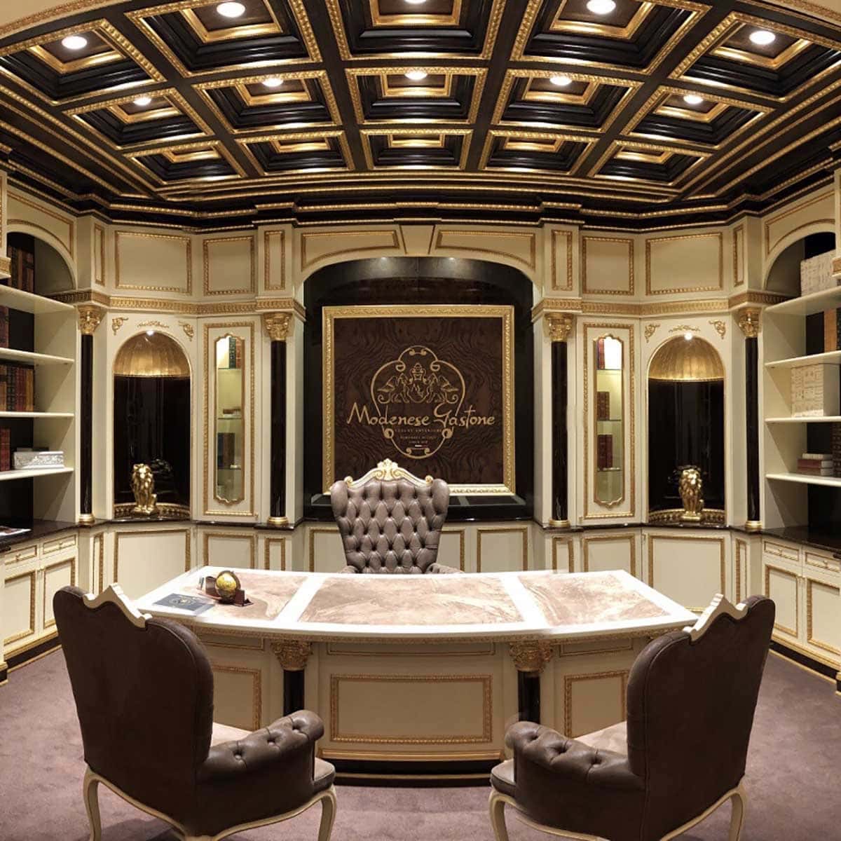 7 Executive Presidential Luxury Classic Office Project Made In Italy Furniture Production 