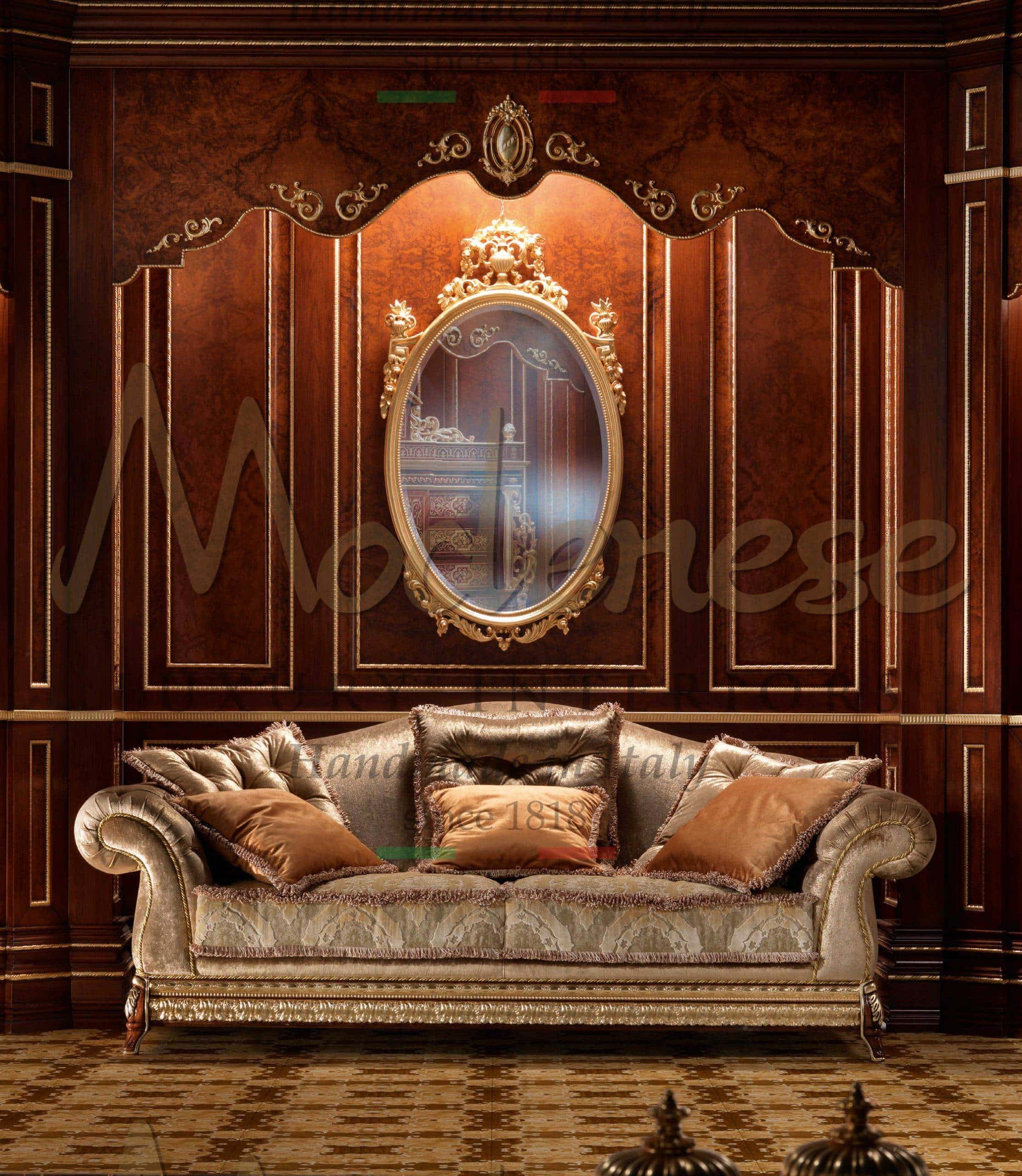 Pool tafel gebouw Luxury Italian Sofas Design. 100% Handmade Wooden Sofa Design