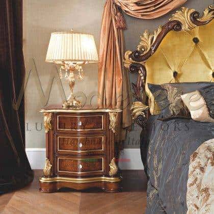 ručně vyrobený nejlepší noční stolek pro mistry elegantní zdobený Swarovski rukojeť zásuvky rafinovaný mosazný povrch masivní dřevo na zakázku zásuvky nápady špičkové materiály vykládání vřesovcovým dřevem (briarwood) elegantní na zakázku manažerské interiéry královský noční stolek nábytek veřejné soukromé vily nbo palácové vybavení špičkový tradiční benátský nábytek projekty