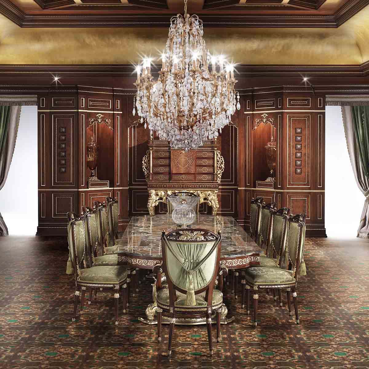 12660  Table roulante Table roulante de cuisine en bois massif By Modenese  Luxury Interiors