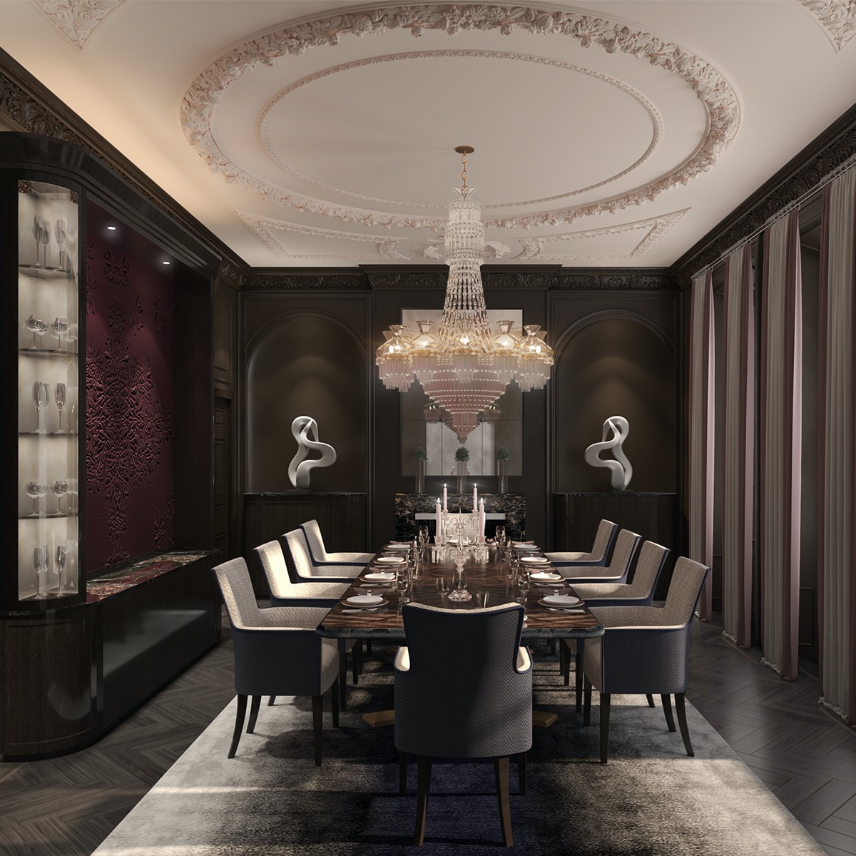 Elegant Interior Design Project ⋆ Luxury Italian Classic Furniture